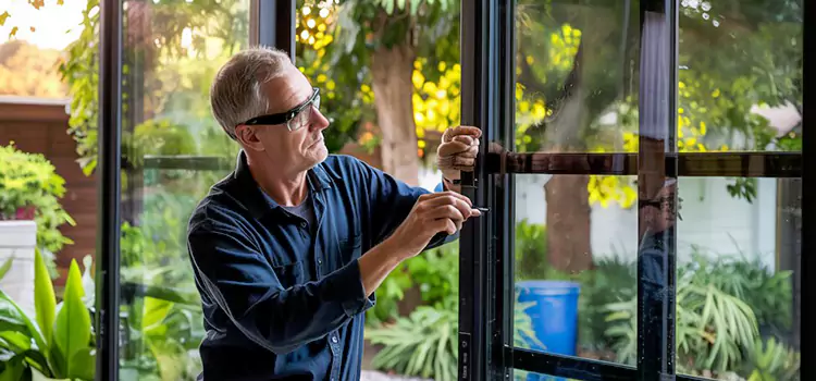 Replacing Sliding Door Lock Converse